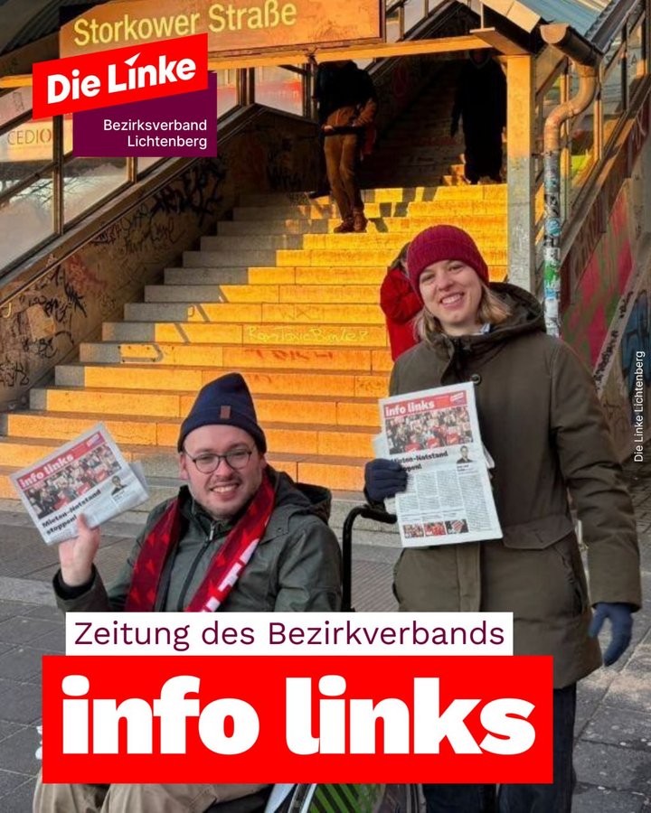 Sharpic für info Links, die Zeitung des Bezirksverbandes